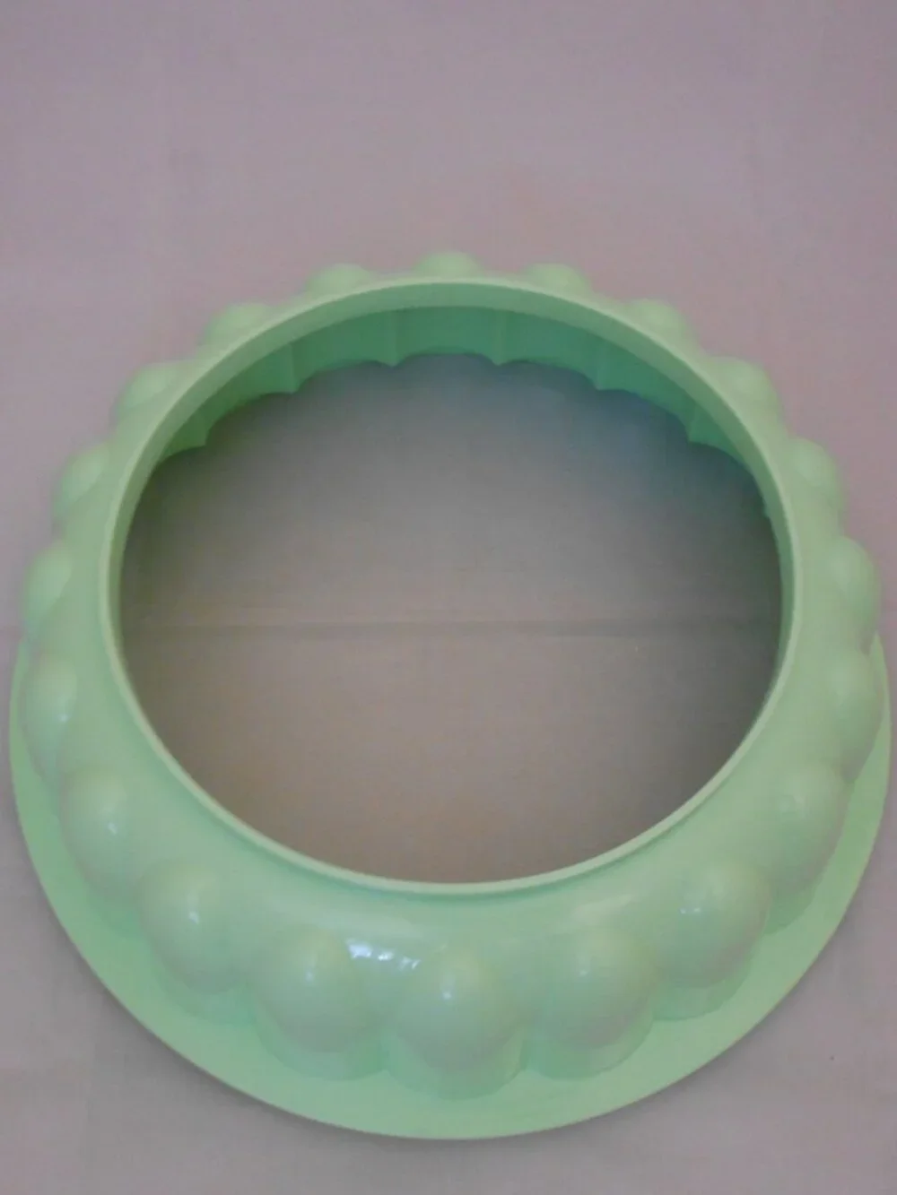 Vintage Tupperware Mint Green Bundt Cake Pan/Jello Mold, 3 Piece Set, Baking